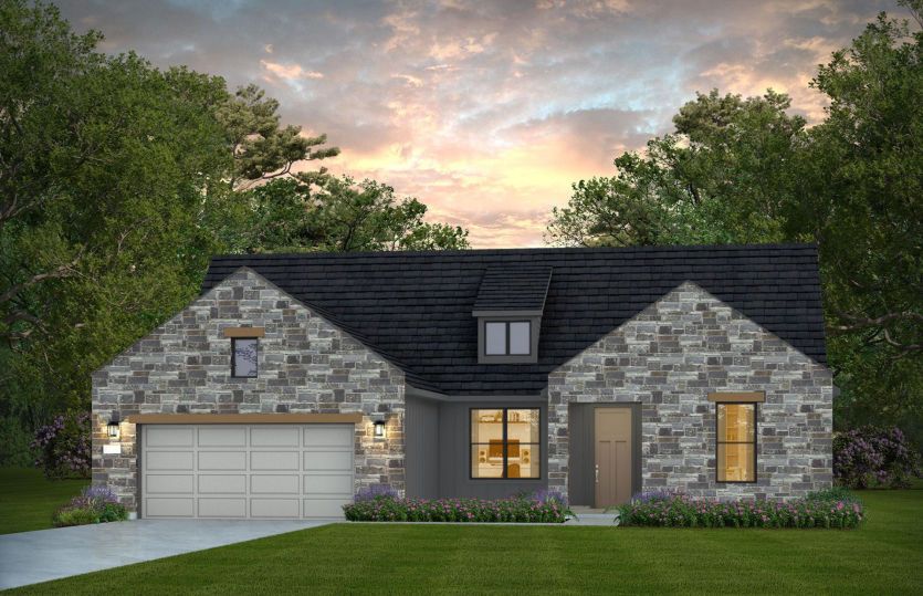 Elevation TR202 - Exterior Color Package: Stonebridge