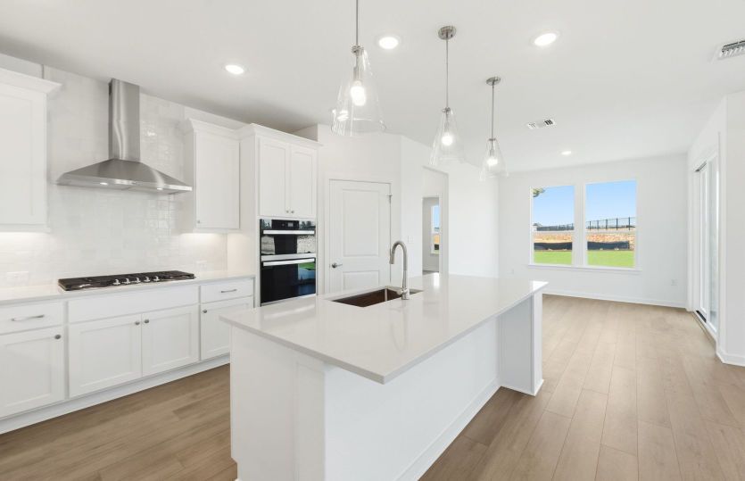 Kitchen Open to the Dining Area