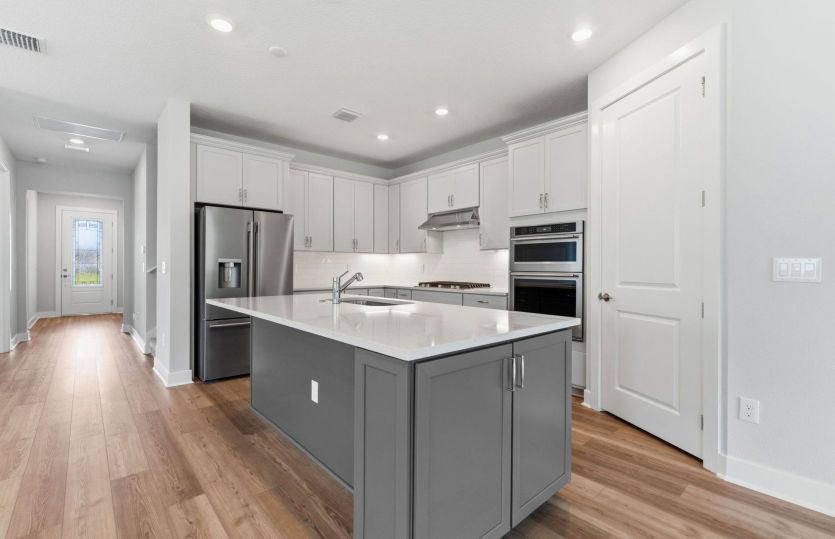Stylish Built-In Kitchen with KitchenAid Appliances