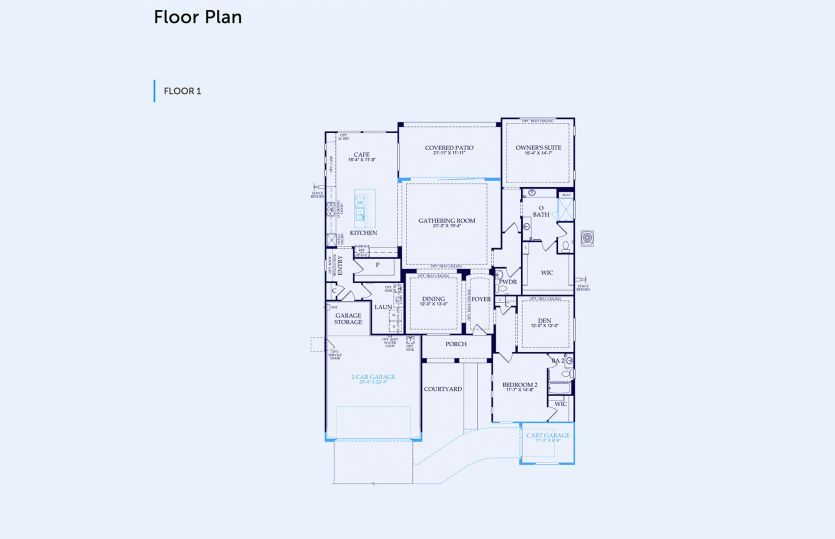Endeavor Floor Plan, Quick Move-In Home, Floor 1