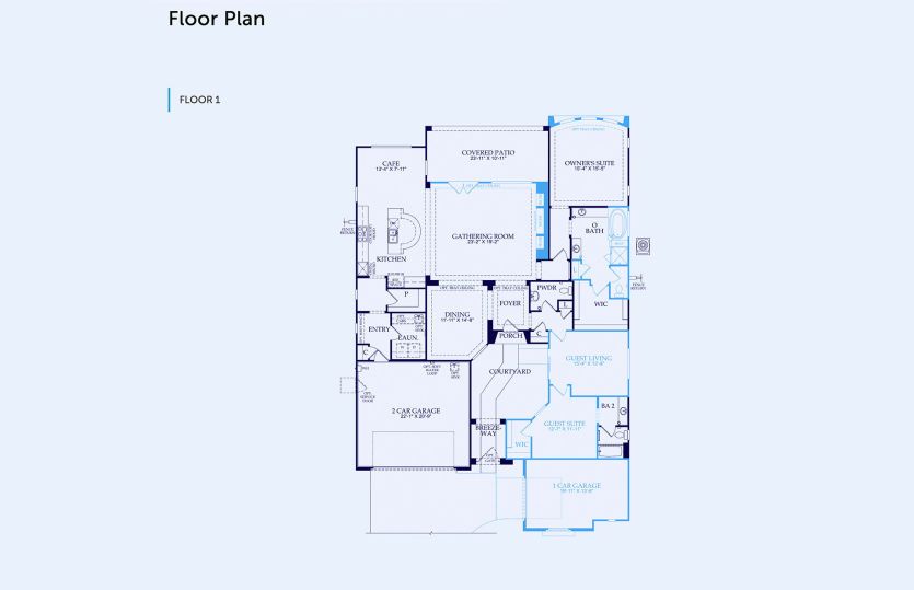 Journey Floor Plan, Quick Move-In Home, Floor 1