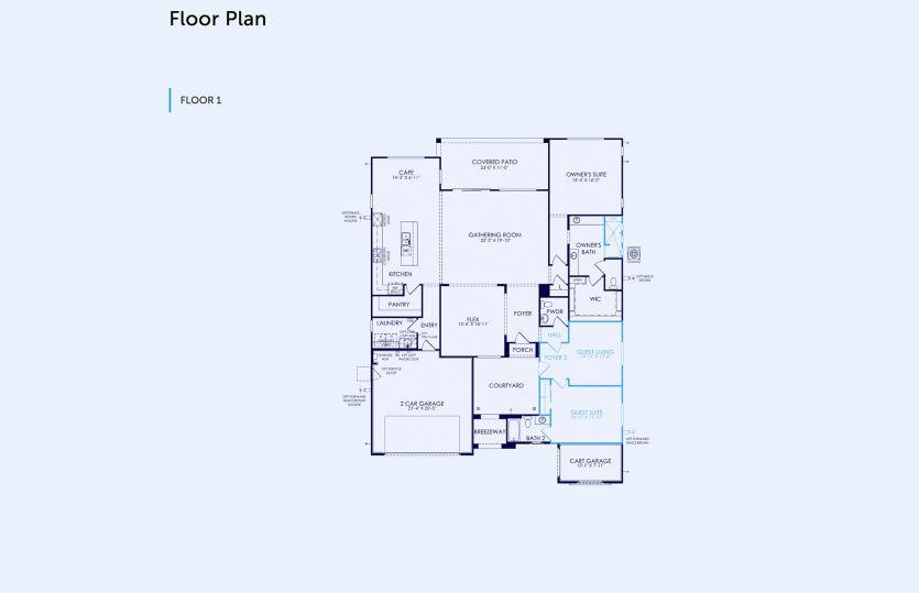 Journey Floor Plan, Quick Move-In Home, Floor 1
