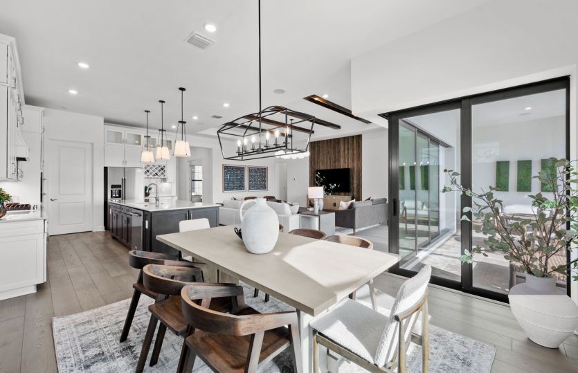 Connected café and kitchen area | Model Representation