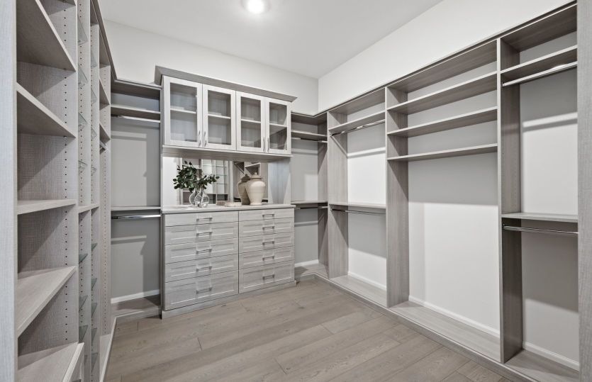 Owner's suite walk in closet | Model Representation