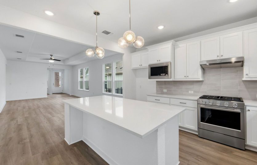 Kitchen Open to the Gathering Space