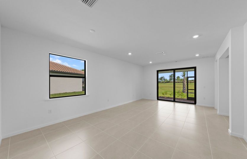 Enjoy natural lighting in the gathering room
