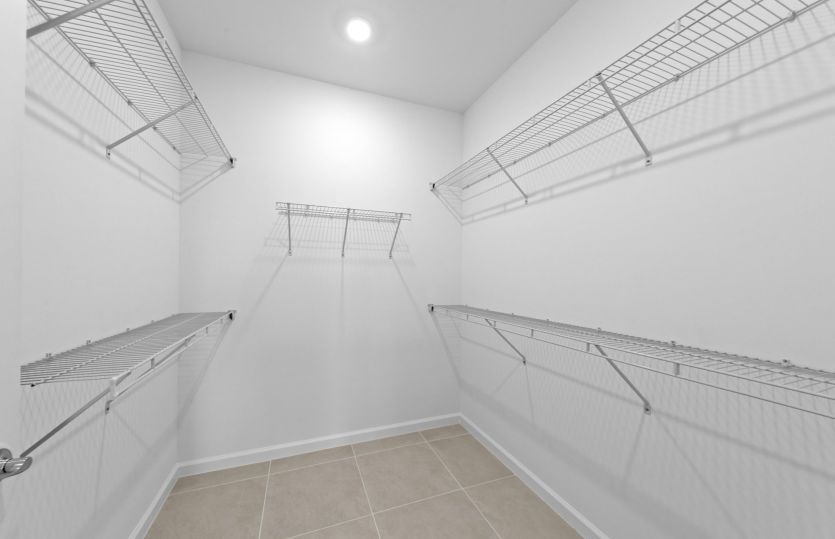 Owner's walk-in closet