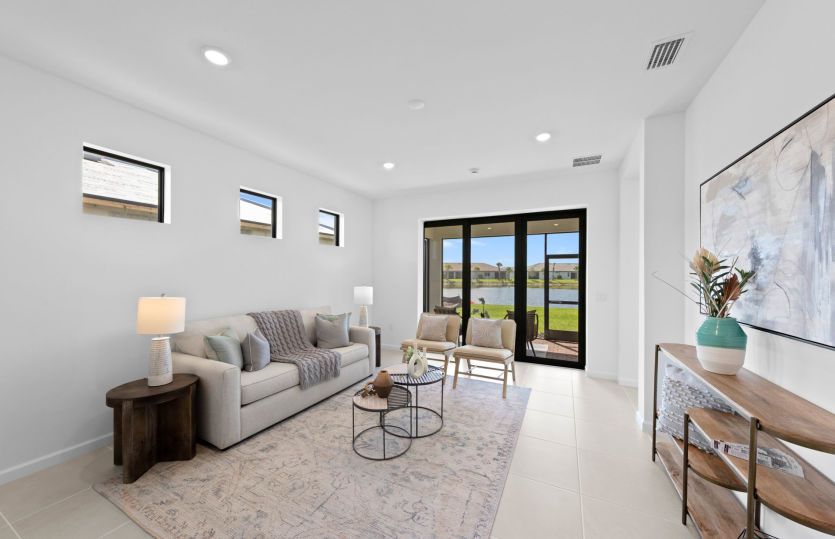 Spacious gathering room