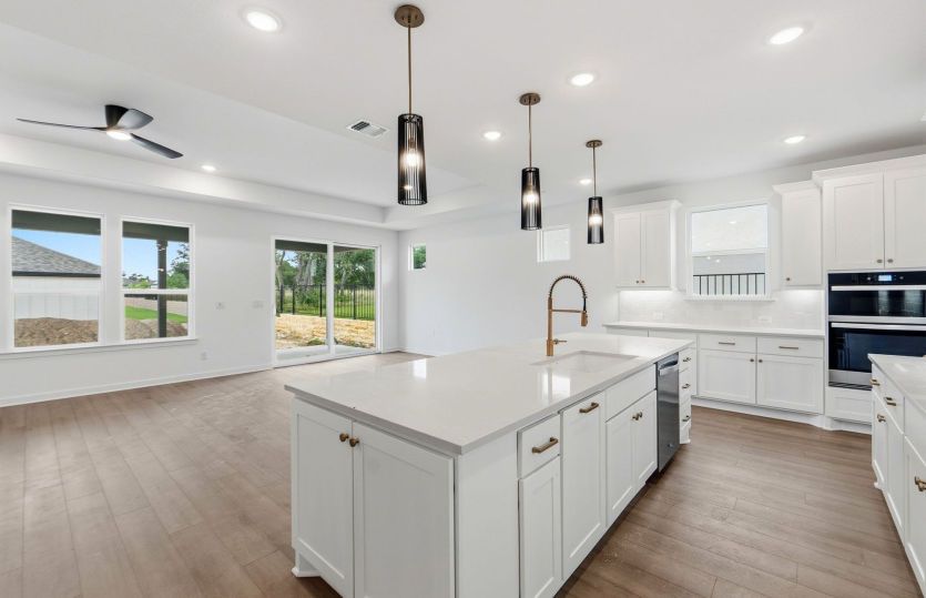 Kitchen Open to the Gathering Space