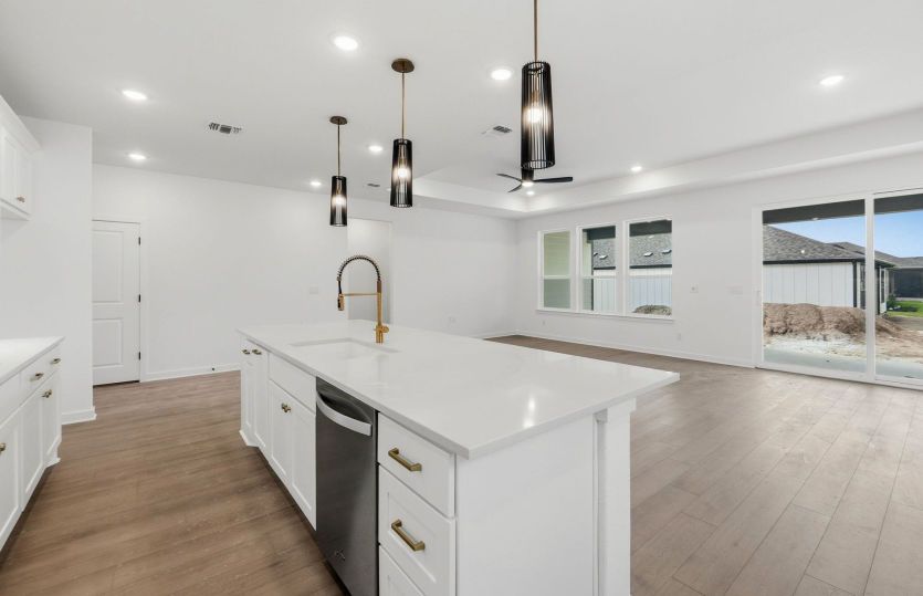 Kitchen Open to the Gathering Space