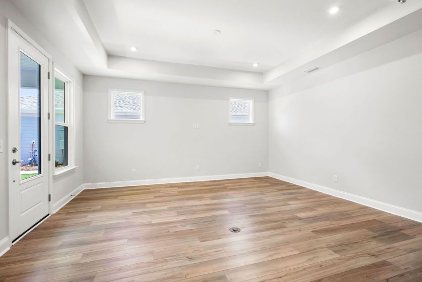 Gathering Room with Tray Ceiling