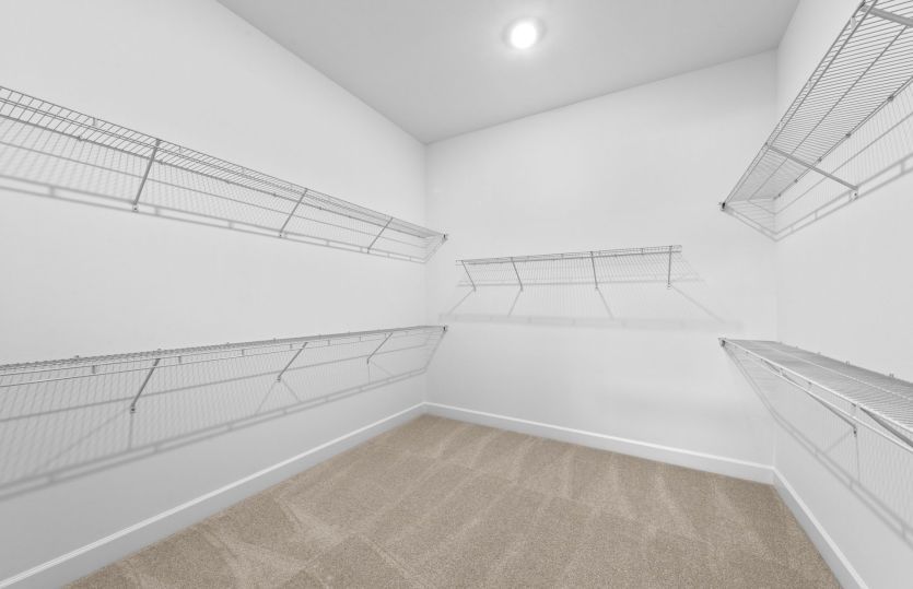 Owners walk-in closet