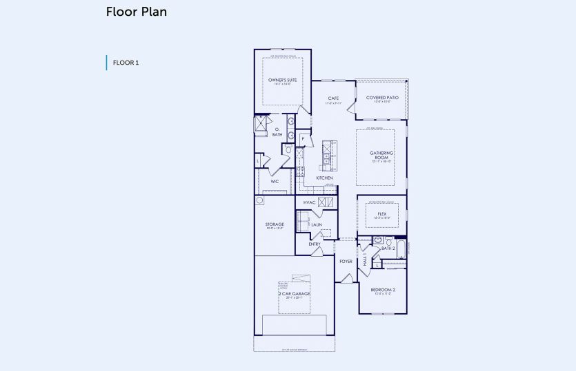 Mystique Floor Plan, Quick Move-In Home, Floor 1