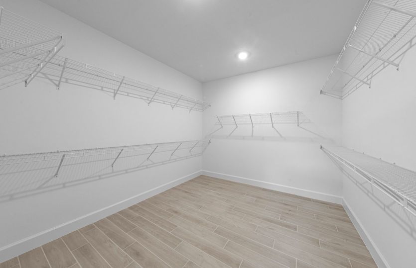 Owner's walk-in closet