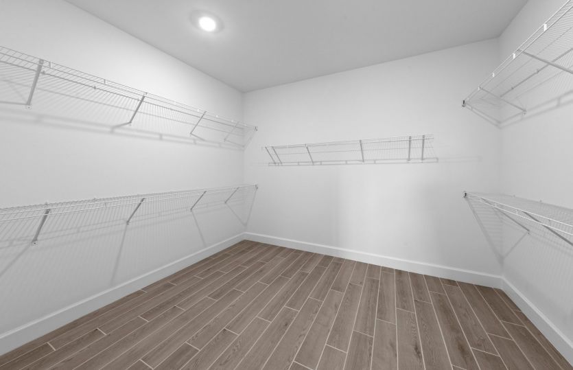Owner's walk-in closet