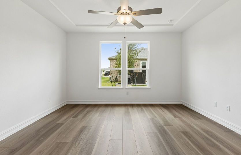 Spacious owners suite with large window