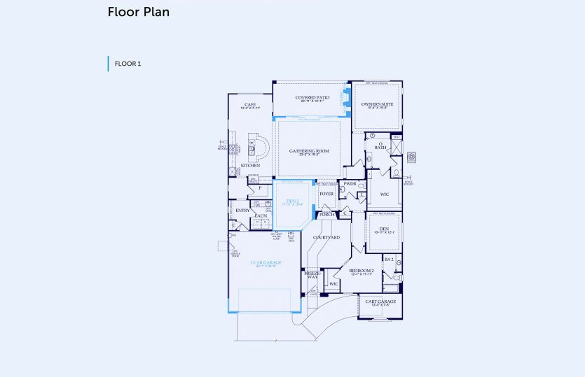 Journey Floor Plan, Quick Move-In Home, Floor 1