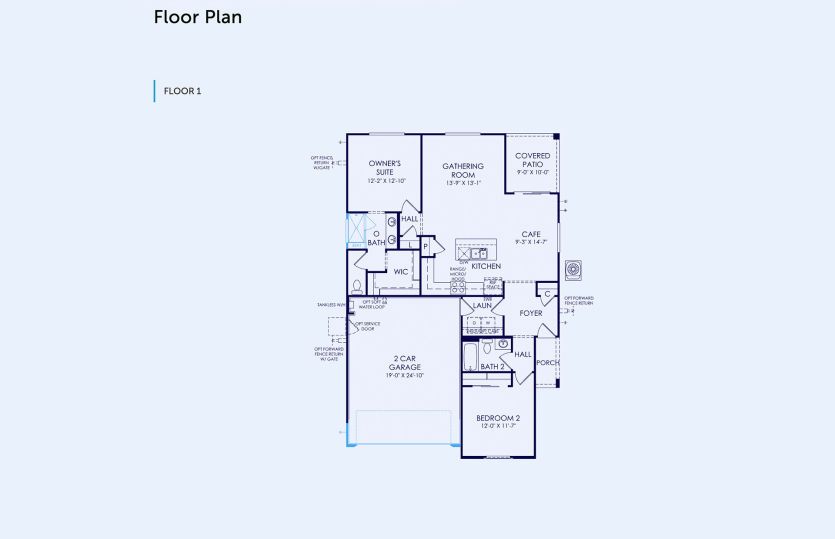 Audrey Floor Plan, Quick Move-In Home, Floor 1