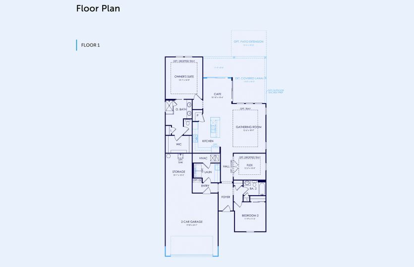 Mystique Floor Plan, Quick Move-In Home, Floor 1