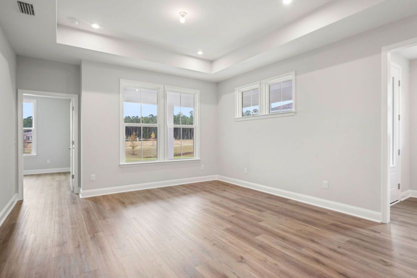 Gathering Room with Tray Ceiling