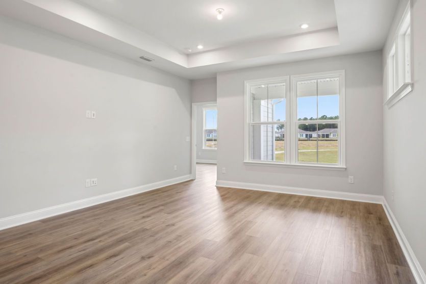 Gathering Room with Tray Ceiling