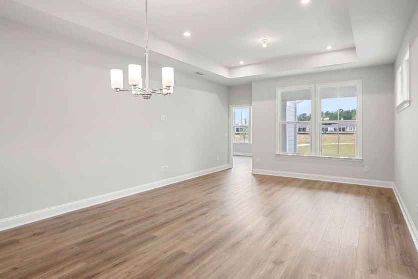 Open Concept Dining and Gathering Rooms