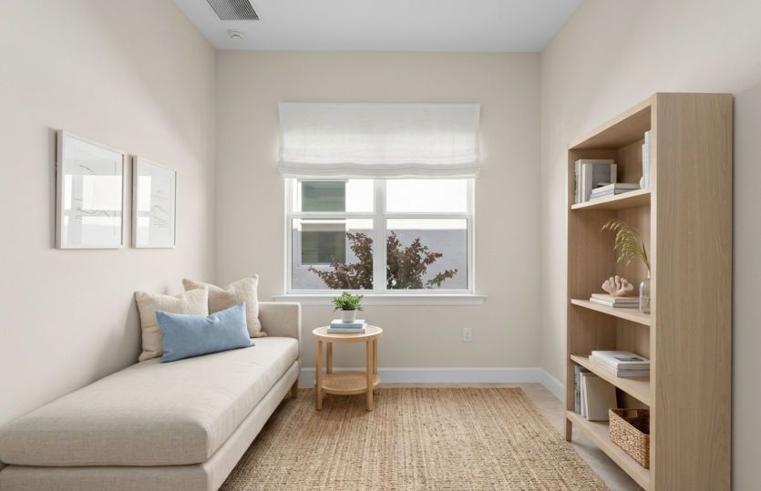 Flex room | Virtually staged for illustrative purposes