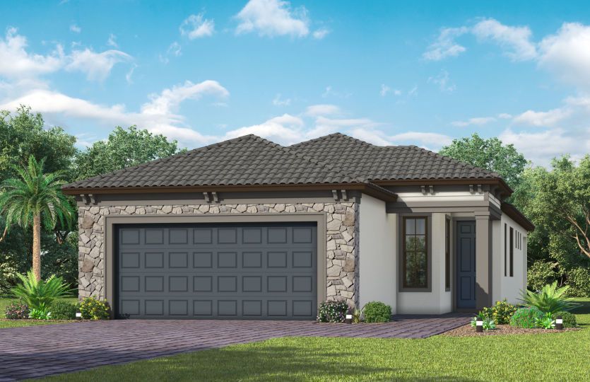 Exterior FM3 with optional stone