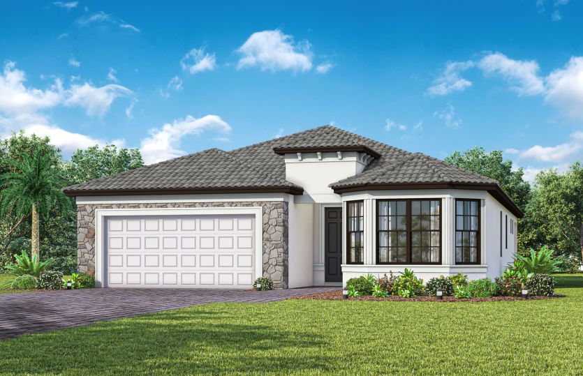 Exterior FM3 with optional stone