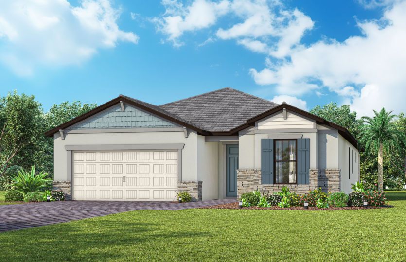 Exterior C2 with optional stone