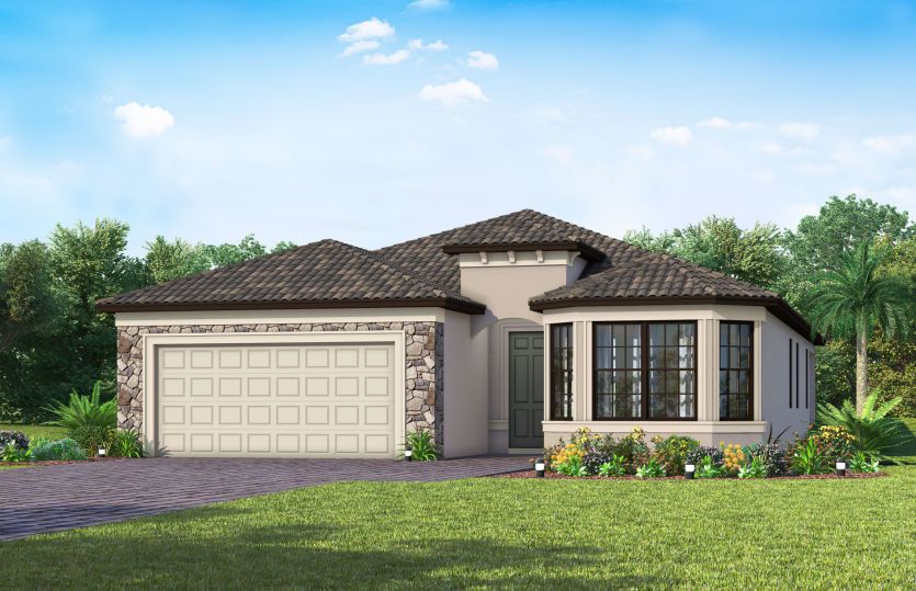 Exterior FM3 with optional stone