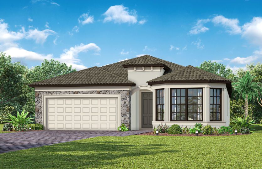 Exterior FM3 with optional stone