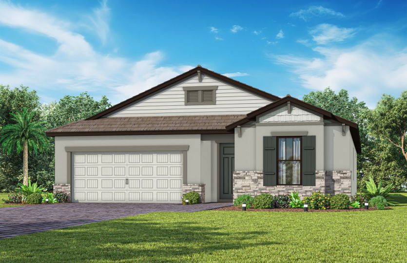 Exterior C2 with optional stone