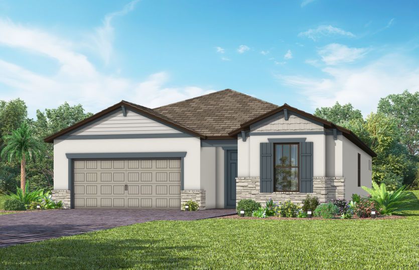 Exterior C2 with optional stone