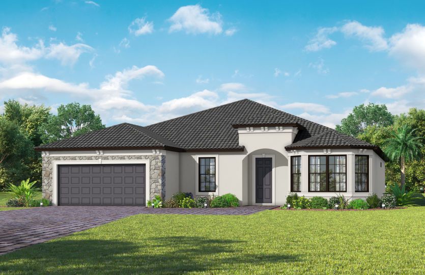 Exterior FM3 with optional stone