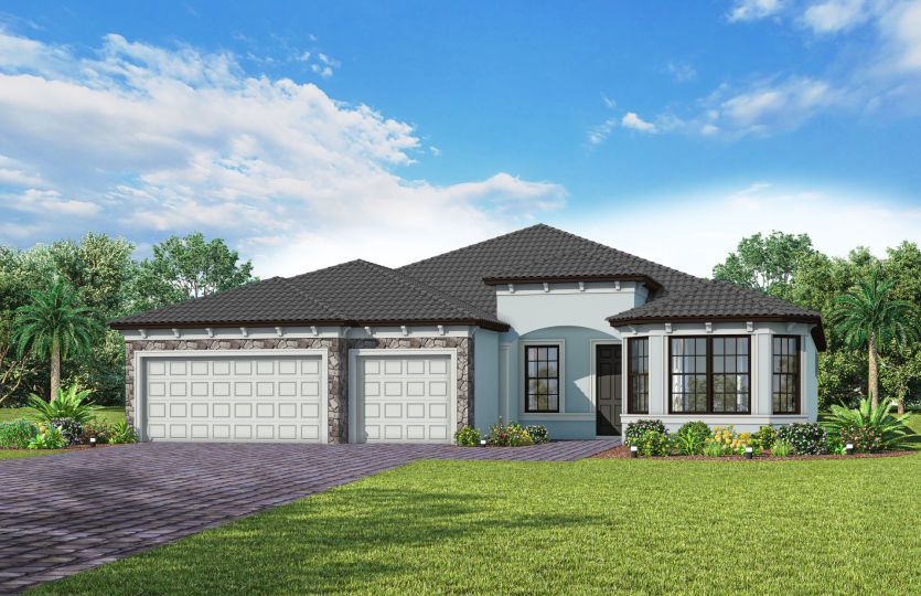 Exterior FM3 with optional stone