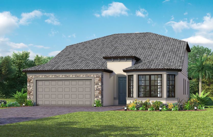 Exterior FM3 with optional stone