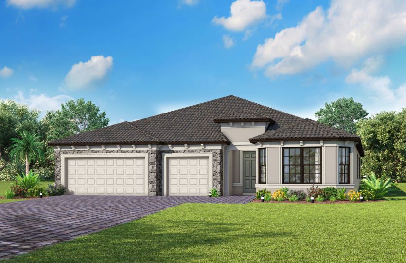 Exterior FM3 with optional stone