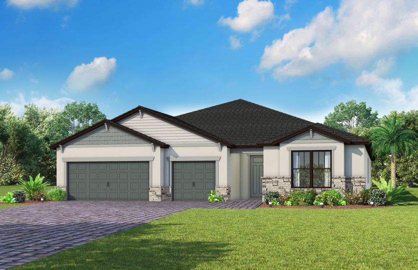 Exterior C2 with optional stone