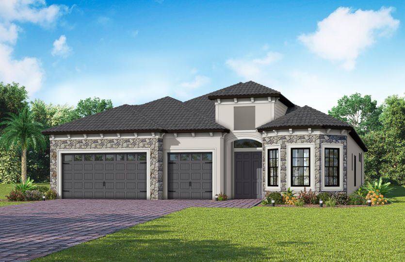 Exterior FM3 with optional stone