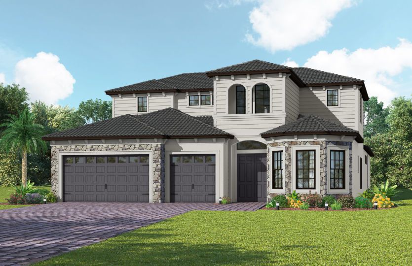 Exterior FM3 with optional stone