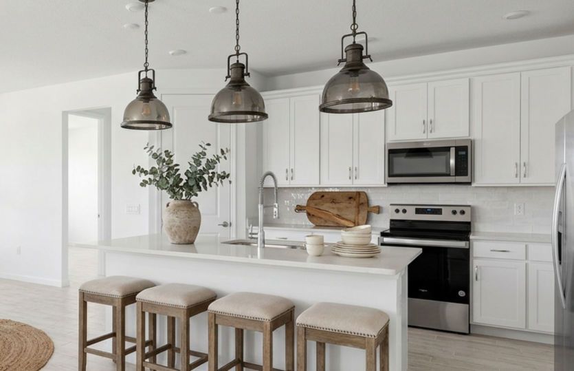 Kitchen | Virtually staged for illustrative purposes