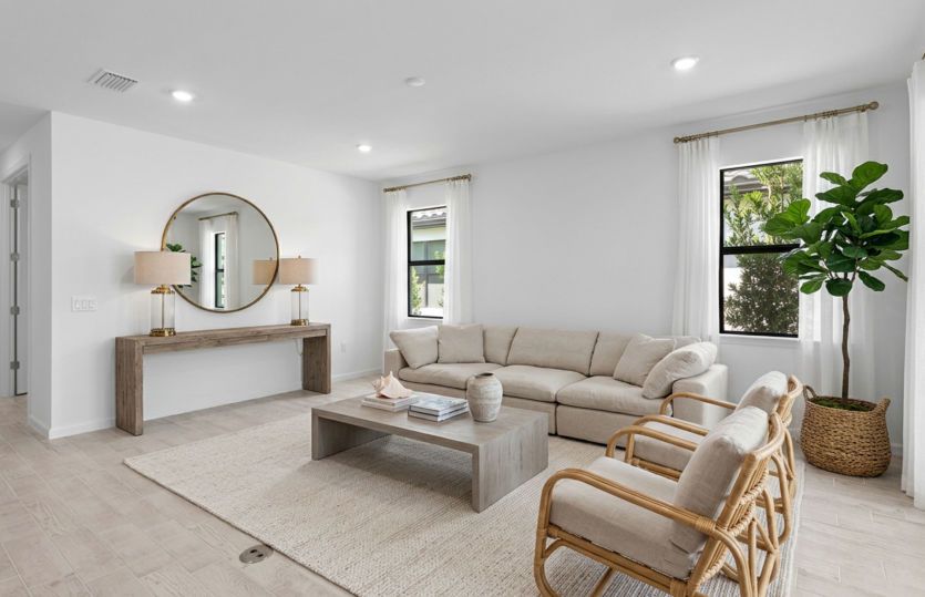 Gathering room | Virtually staged for illustrative purposes