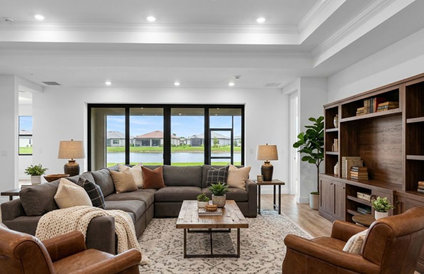 Gathering room | Virtually staged for illustrative purposes