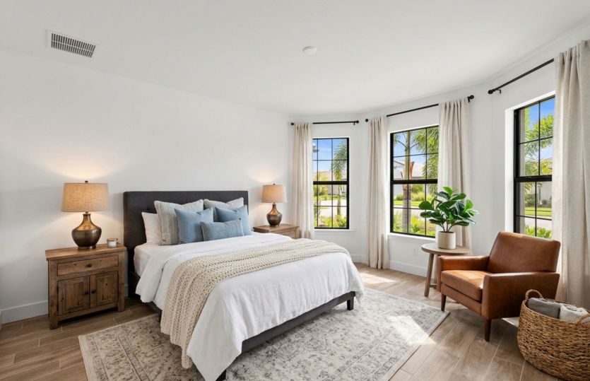 Secondary bedroom | Virtually staged for illustrative purposes