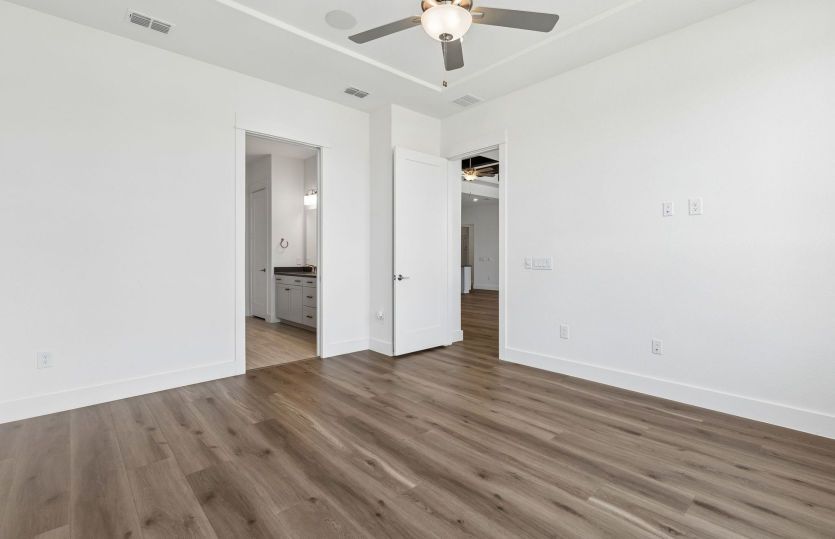 Spacious owner's suite