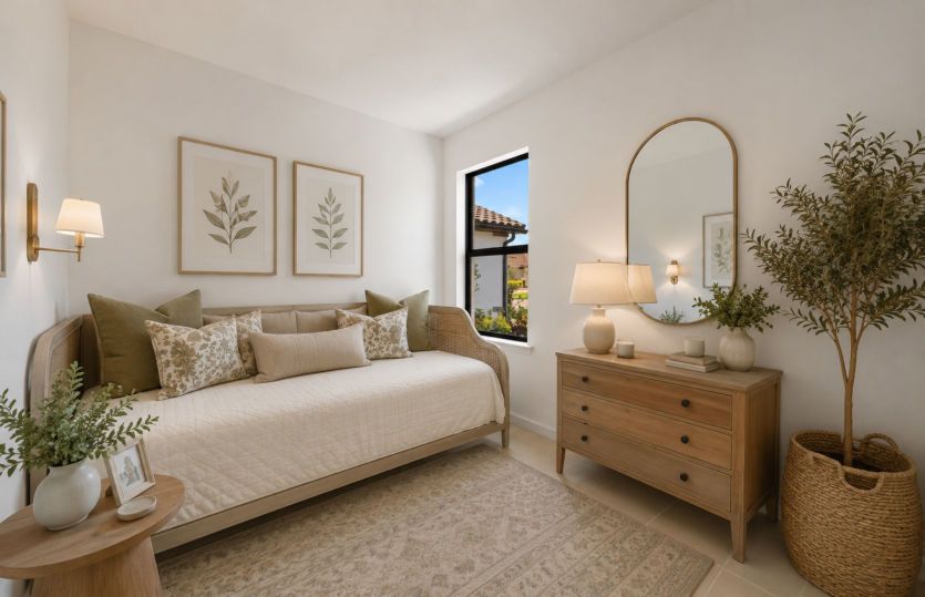 Second bedroom | Virtually staged for illustrative purposes