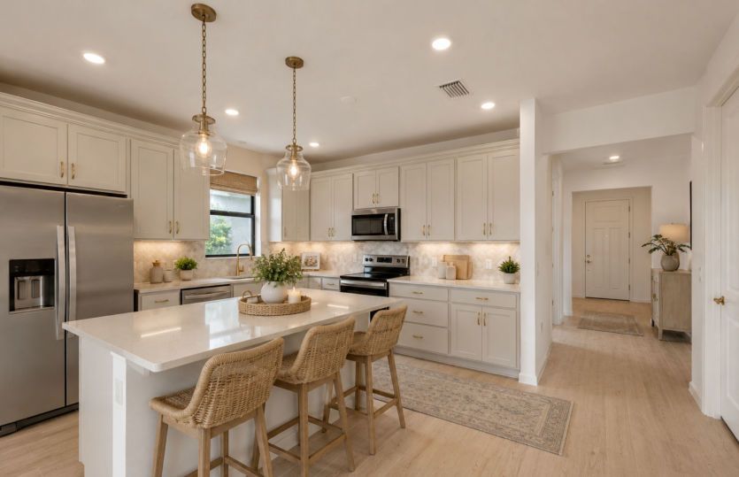Kitchen | Virtually staged for illustrative purposes