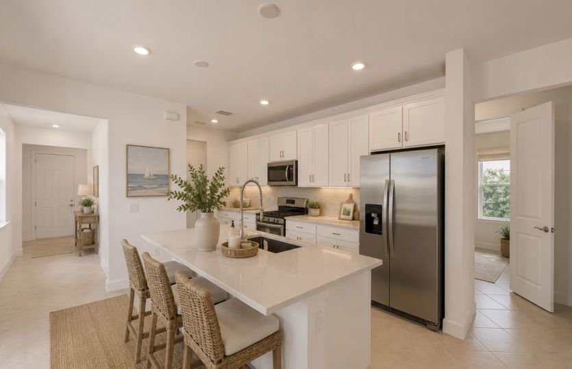Kitchen | Virtually staged for illustrative purposes