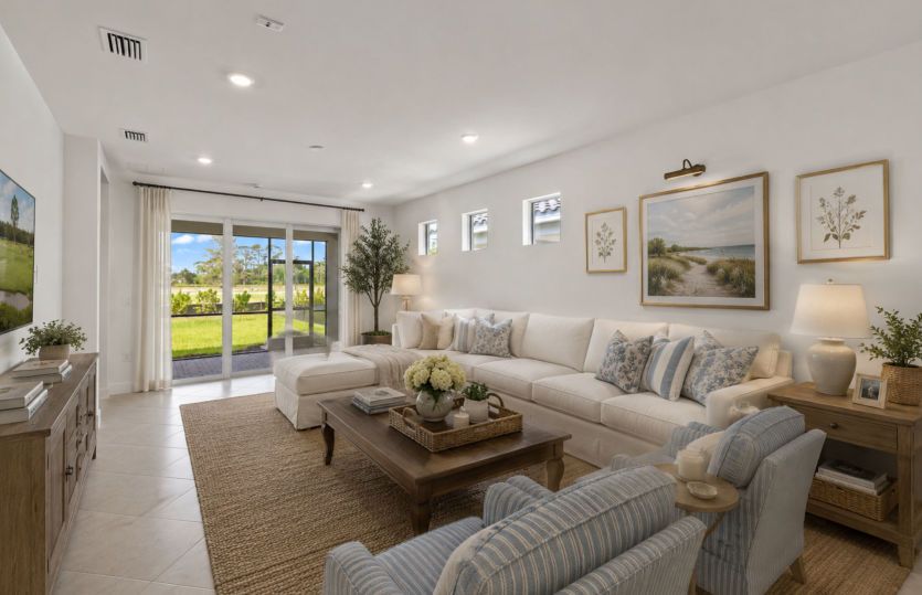 Gathering room | Virtually staged for illustrative purposes